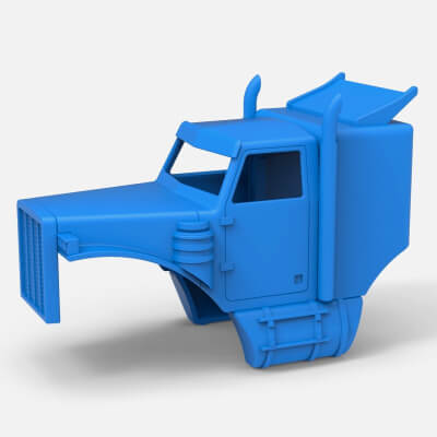 Shell of Monster Tow Truck Scale 1:25