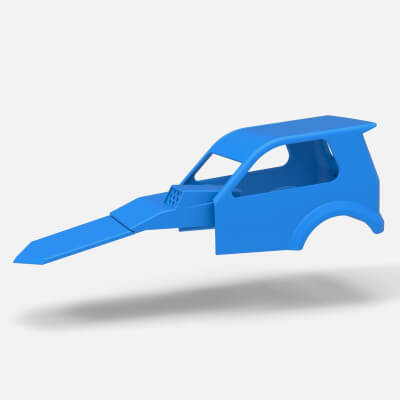 Shell of New Zealand Superstock car Version 3 Scale 1:25
