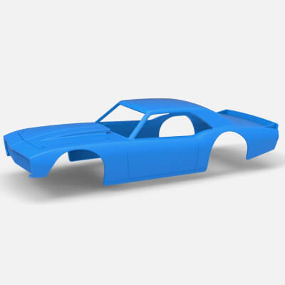 Shell of Vintage Asphalt Modified Stock Car V10 Scale 1:25