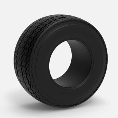 Tire of BriSCA Micro Formula 2 Stock Car Scale 1:16