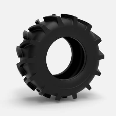 Tire of Redneck Rave Mud Truck Version 2 Scale 1:25