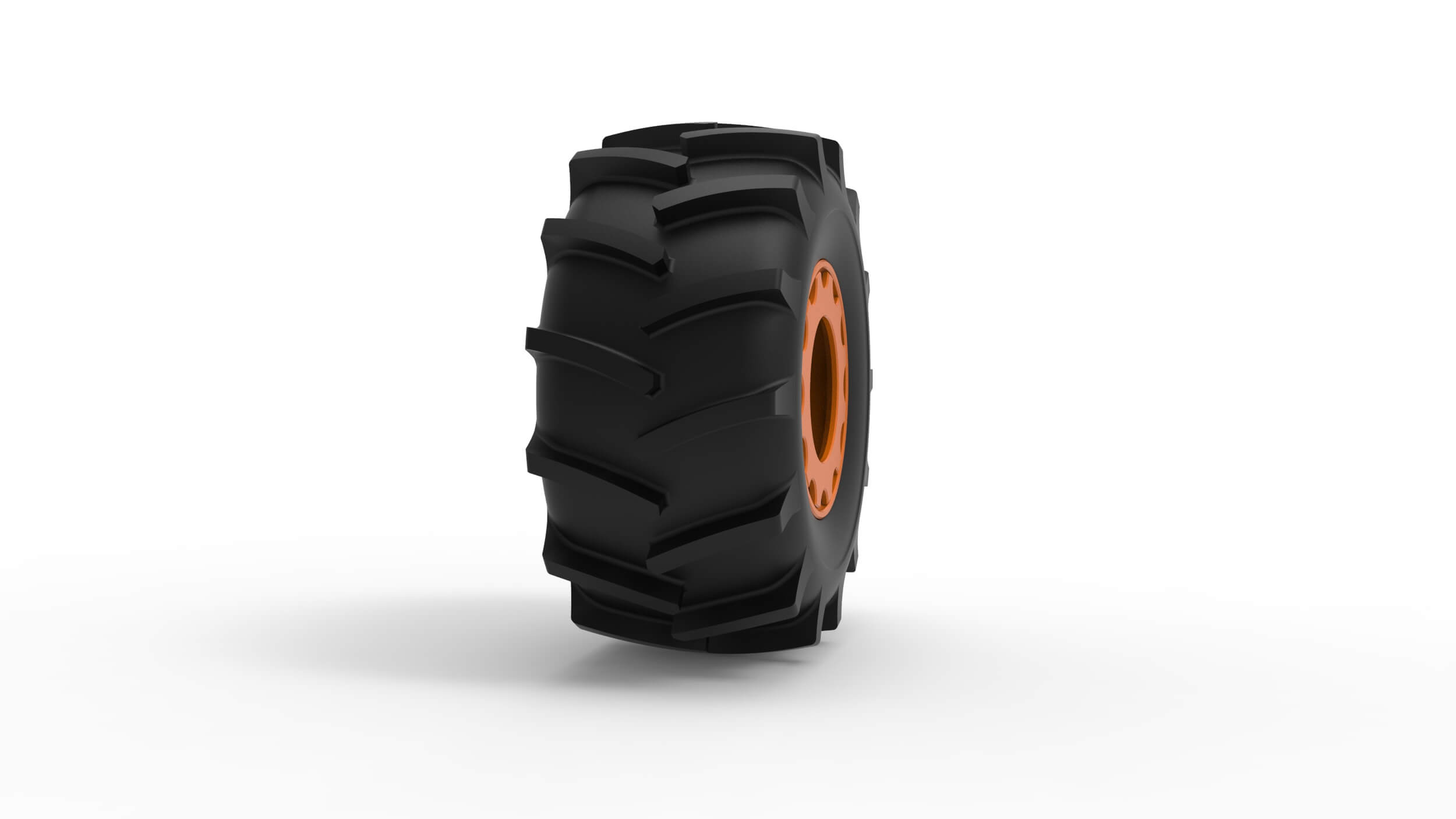 Wheel of Redneck Rave Mud Truck Version 2 Scale 125 3D Model