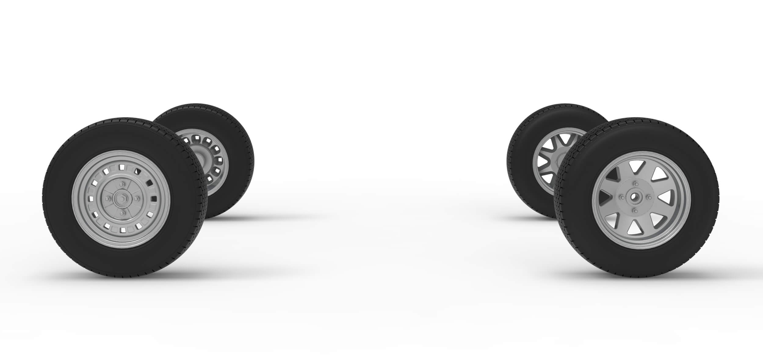 Wheel Set of Superstox Scale 125 3D Model