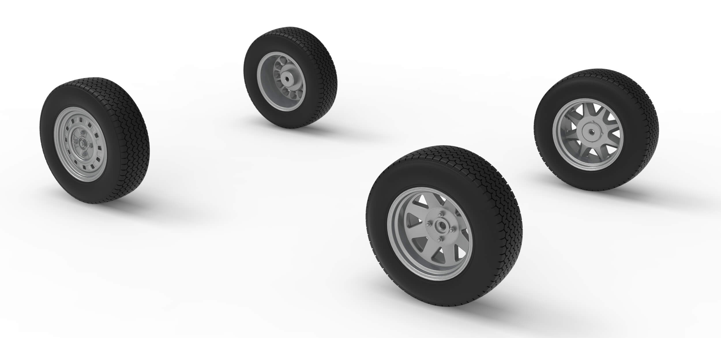 Wheel Set of Superstox Scale 125 3D Model