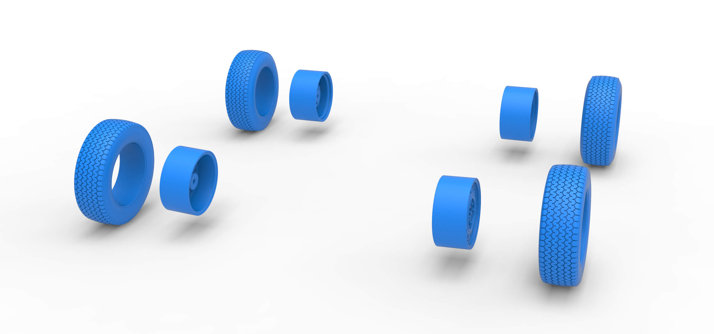 Wheel Set of Superstox Scale 125 3D Model
