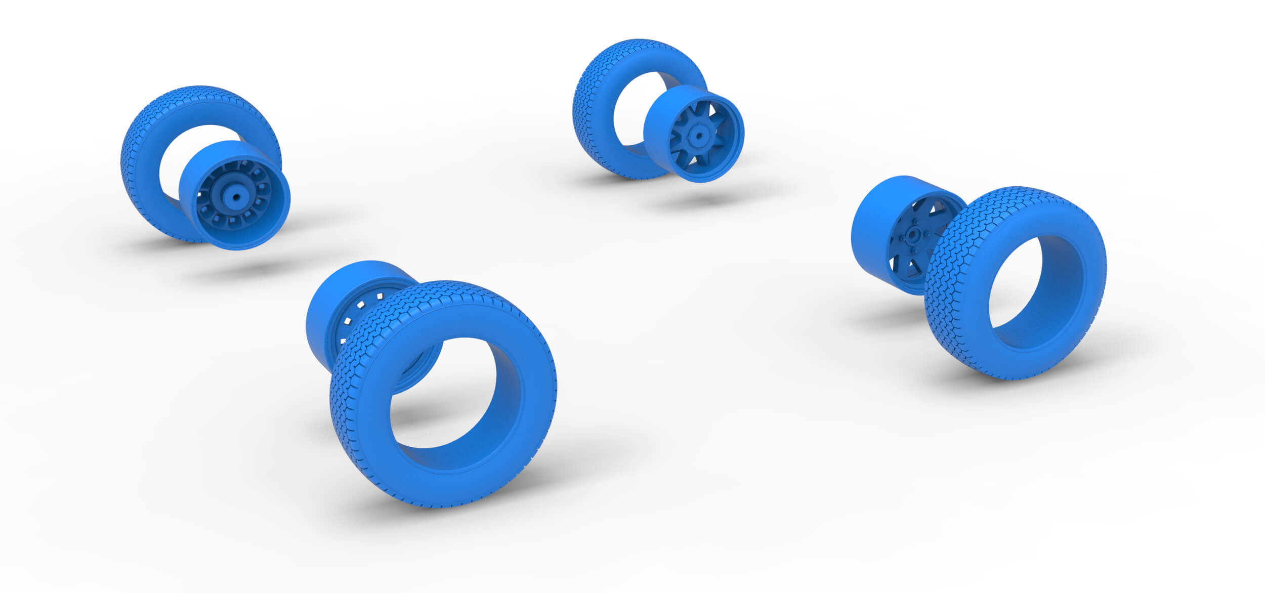 Wheel Set of Superstox Scale 125 3D Model