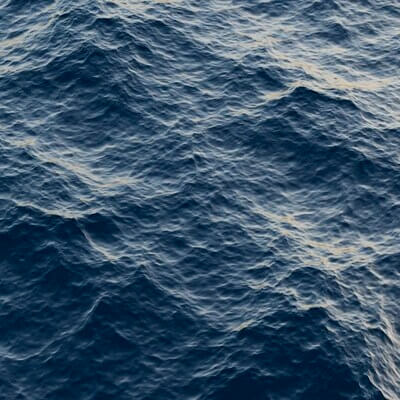 Ocean Surface Waves Realistic 3D Water Model low-poly 3d mod