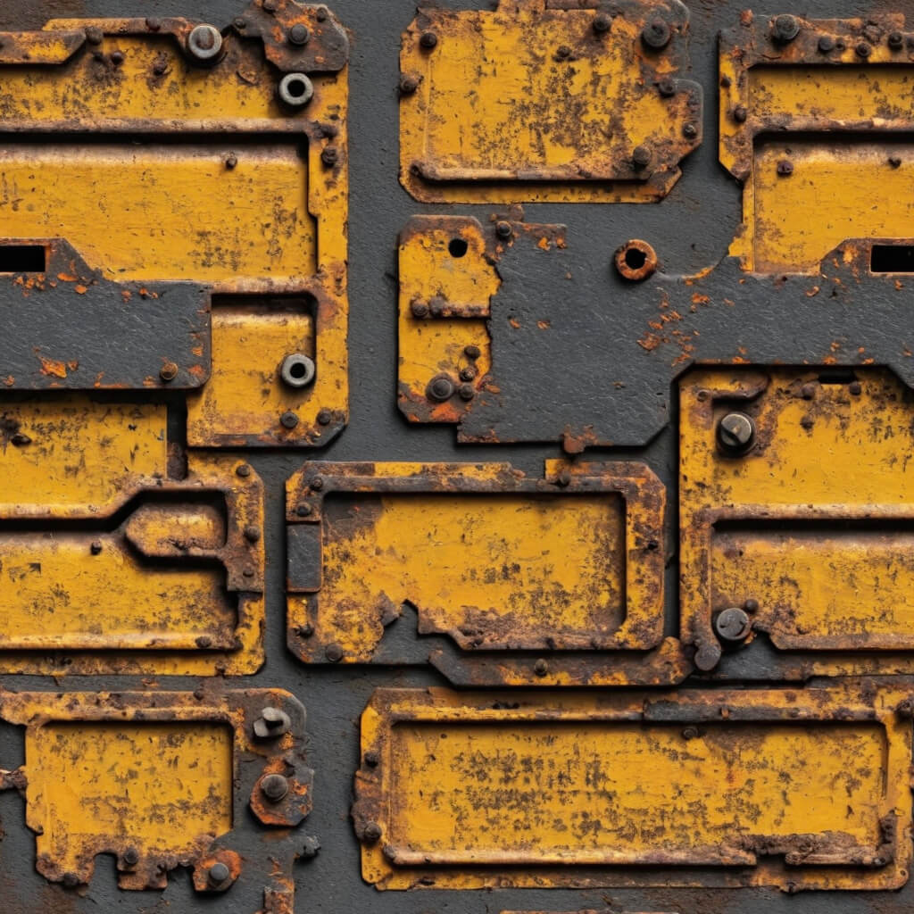 Tactical Heavy Metals PBR 3D Texture