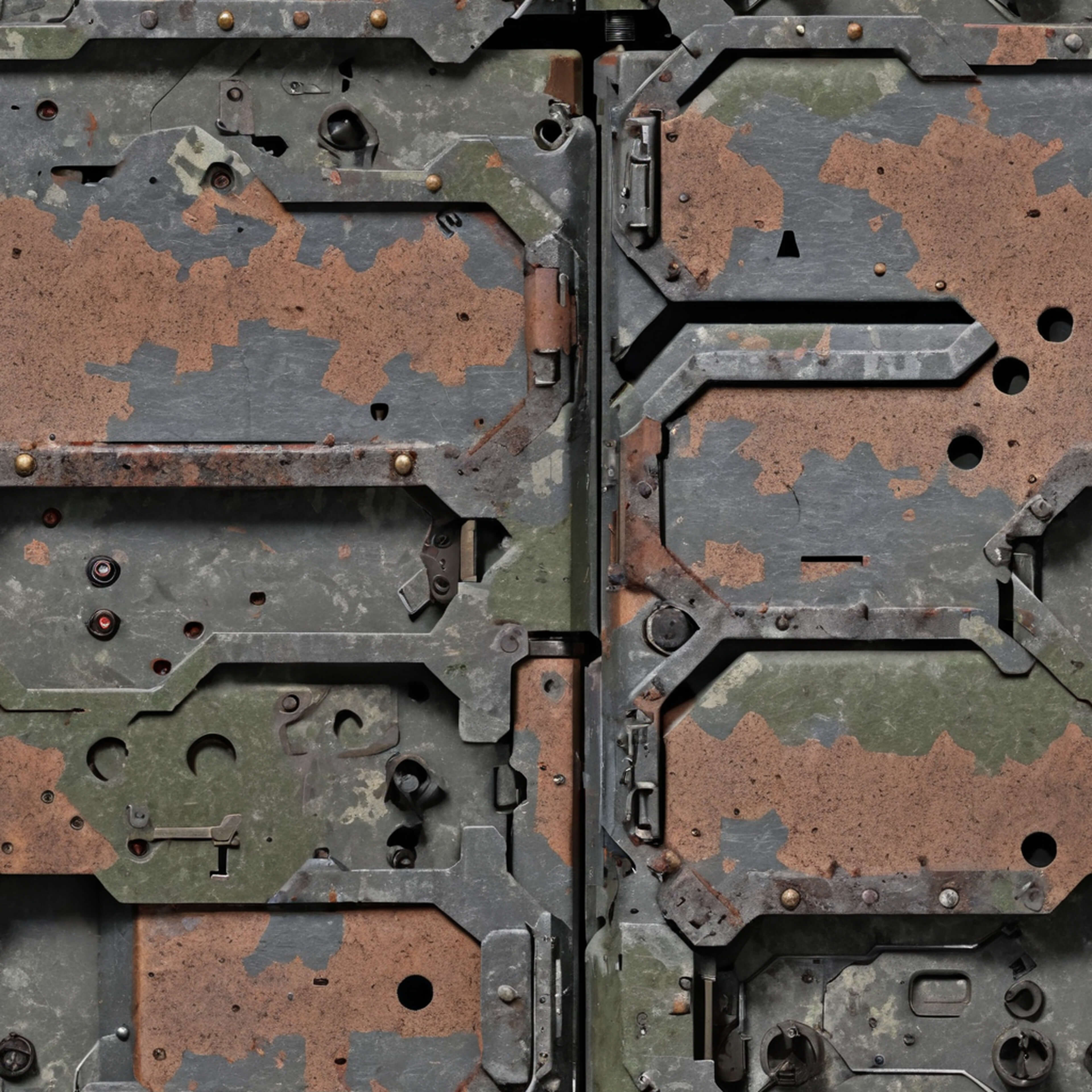 Weathered Military PBR 3D Texture