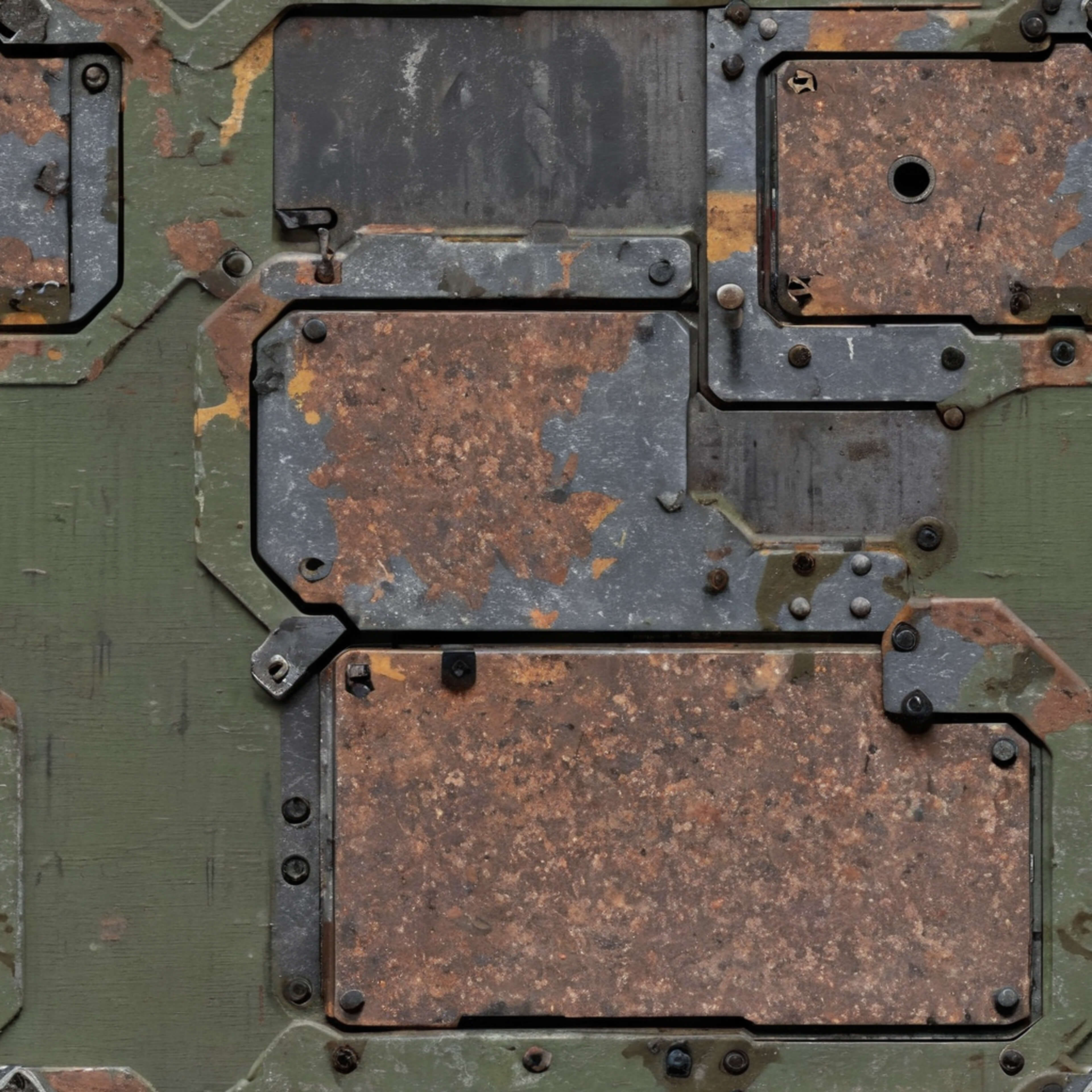 Weathered Military PBR 3D Texture