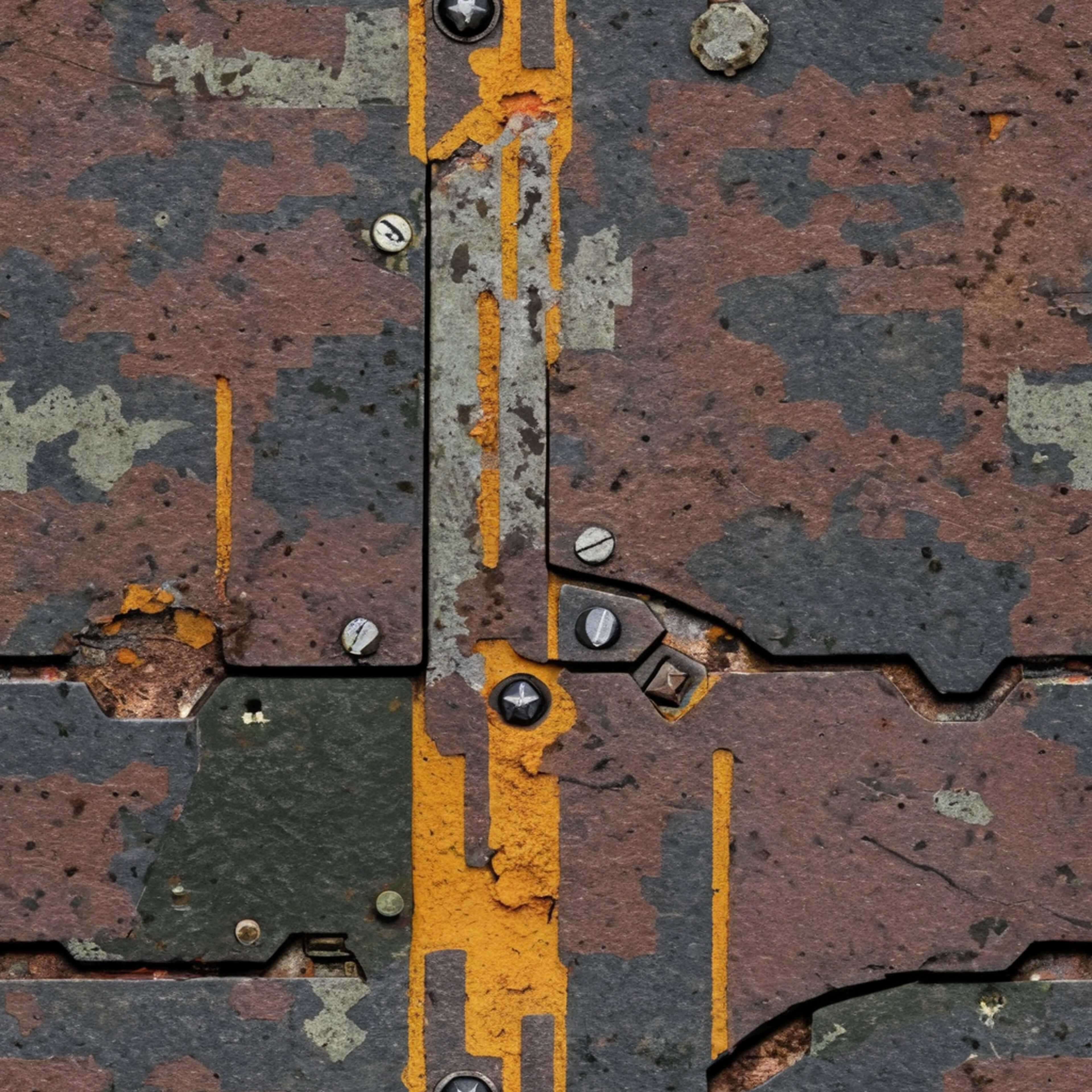 Weathered Military PBR 3D Texture