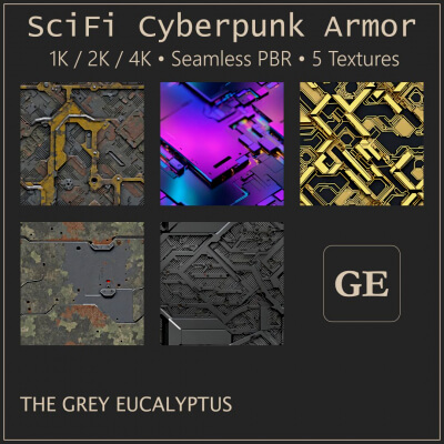 SciFi Cyberpunk Armor PBR