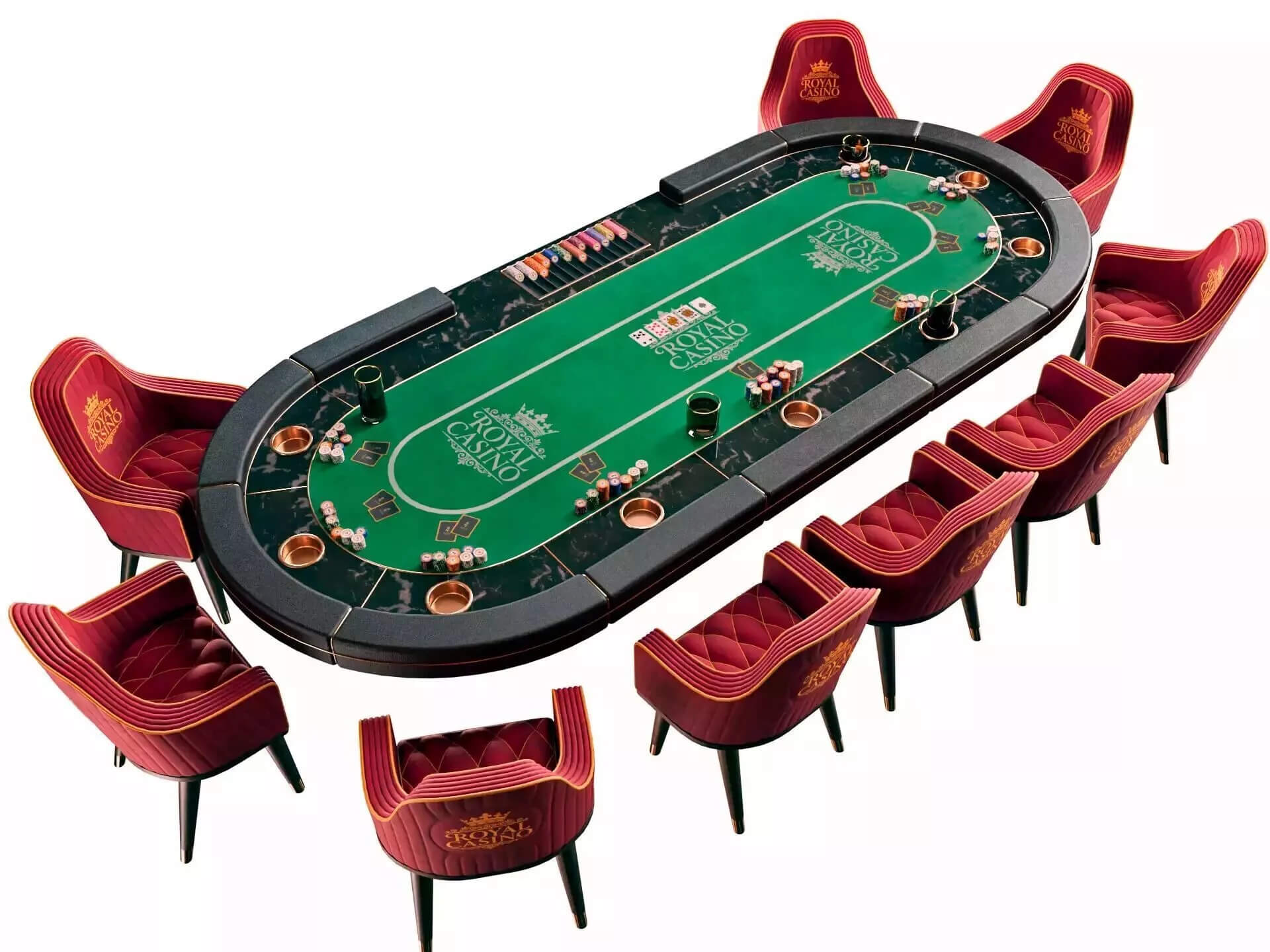 105 Premium Casino Assets - Game-Ready Unreal Engine 5 Pack 3D Model