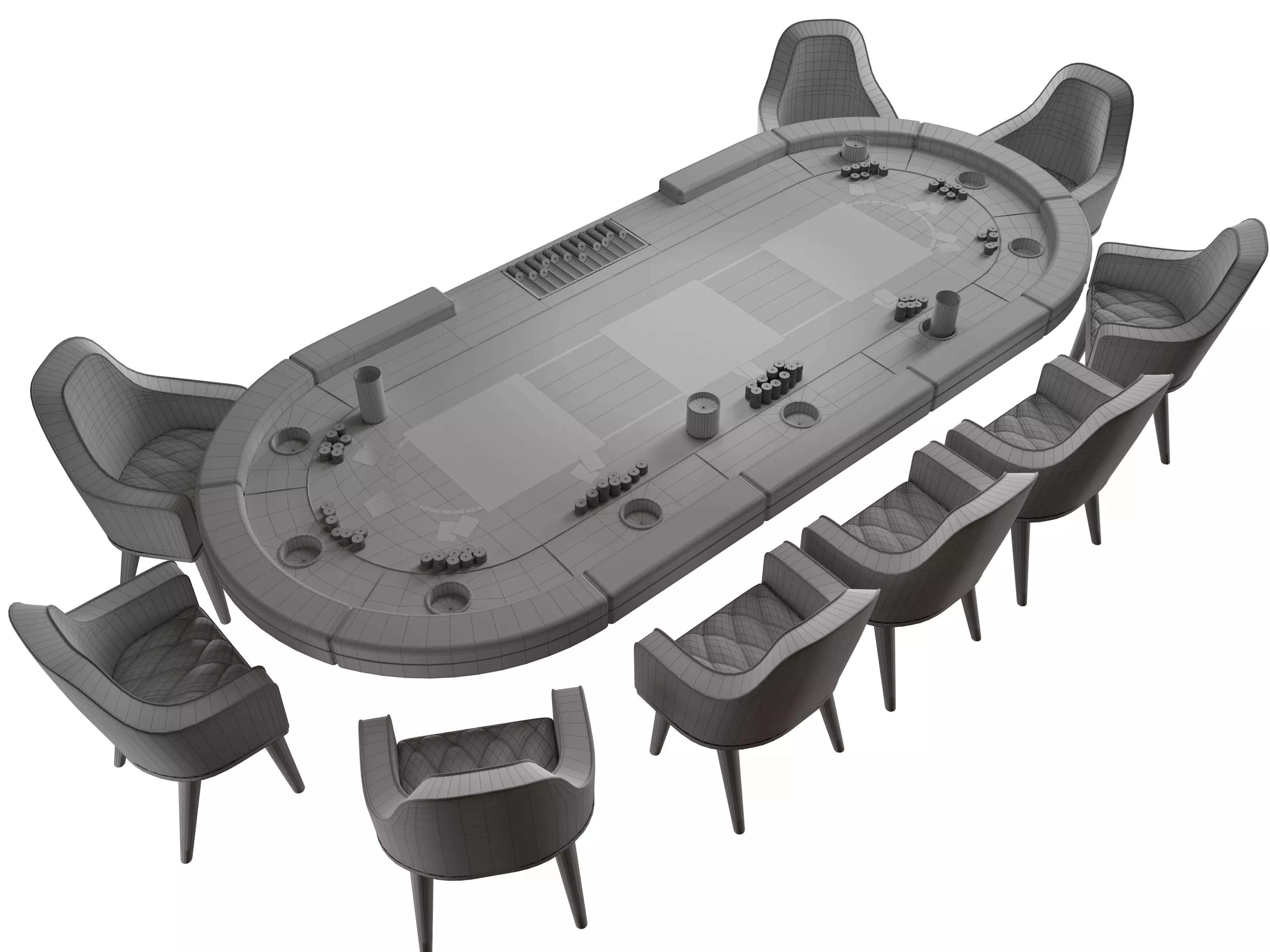 105 Premium Casino Assets - Game-Ready Unreal Engine 5 Pack 3D Model