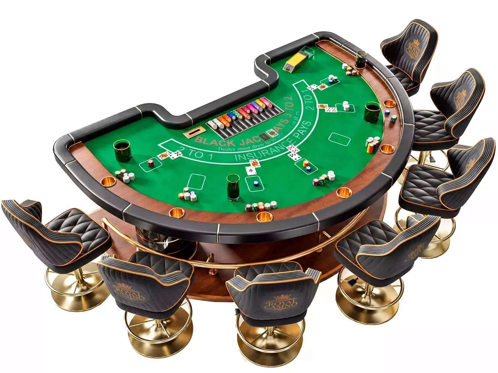 105 Premium Casino Assets - Game-Ready Unreal Engine 5 Pack 3D Model