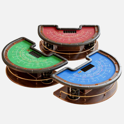 Casino Baccarat Table &ndash; Game Ready for Unreal Engine 5