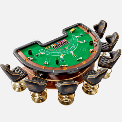 Casino Blackjack Table - Gameready for Unreal Engine 5
