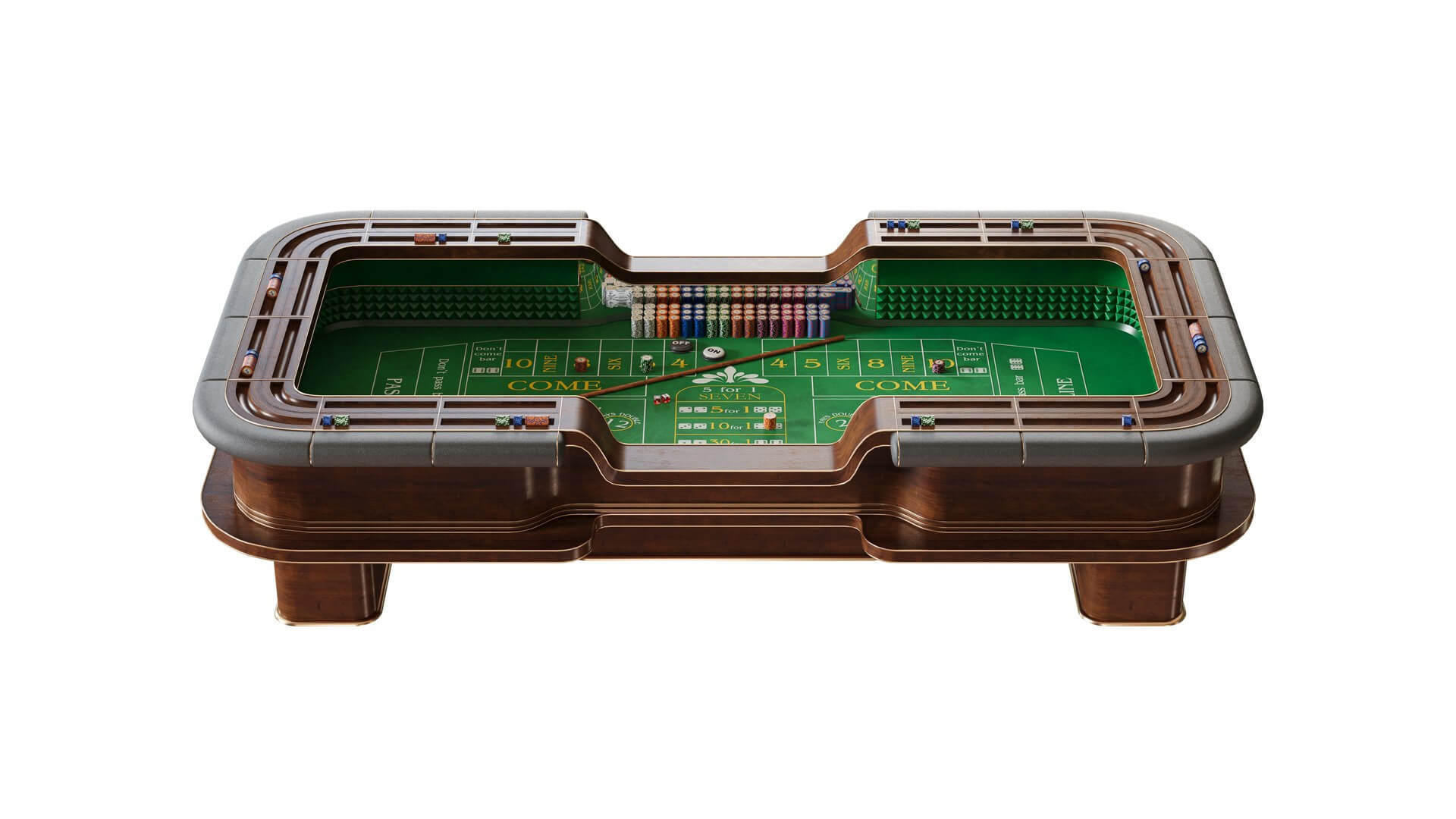 Casino Craps Table - Game Ready for Unreal Engine 5 3D Model