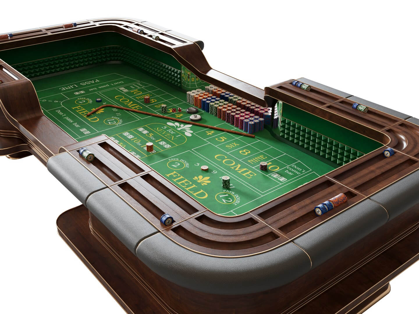 Casino Craps Table - Game Ready for Unreal Engine 5 3D Model