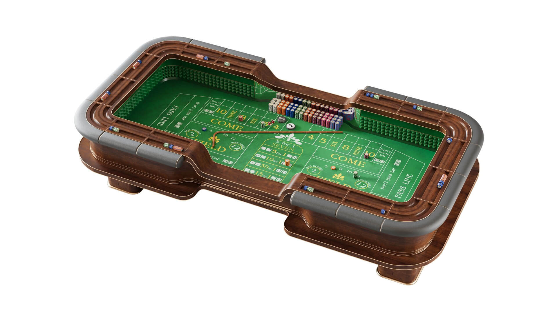 Casino Craps Table - Game Ready for Unreal Engine 5 3D Model