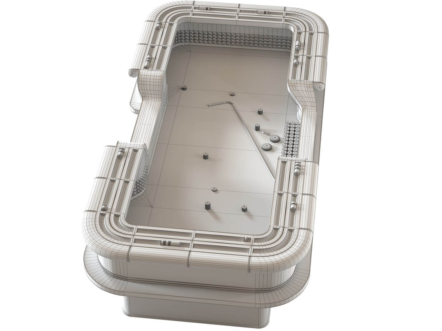 Casino Craps Table - Game Ready for Unreal Engine 5 3D Model