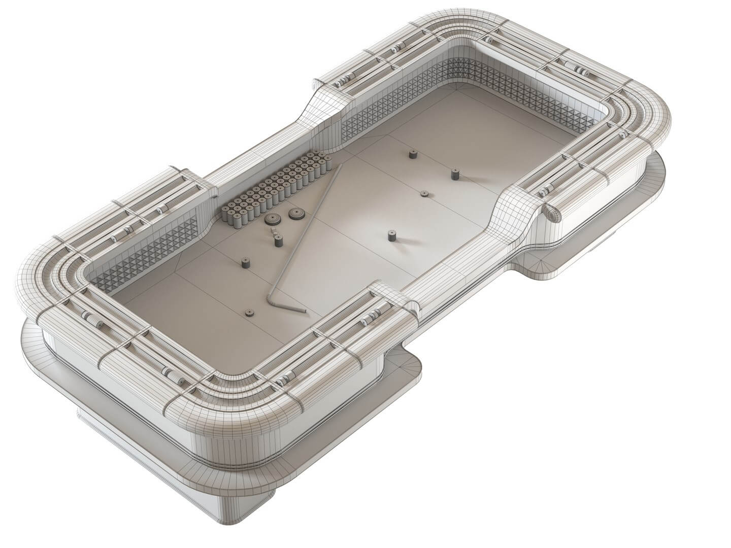 Casino Craps Table - Game Ready for Unreal Engine 5 3D Model