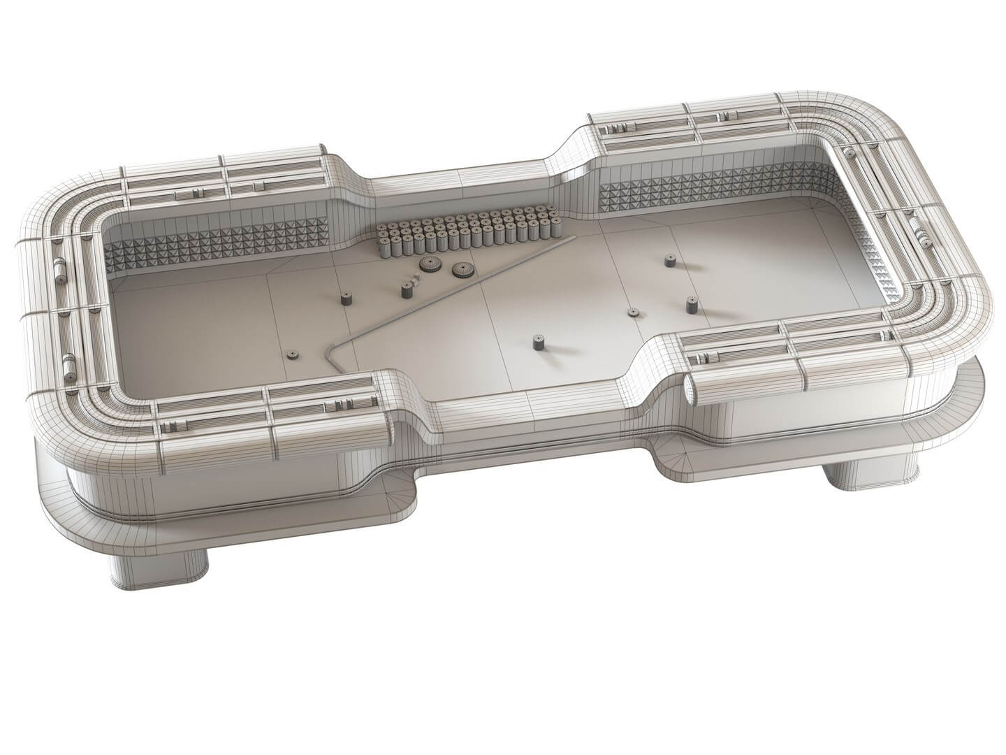 Casino Craps Table - Game Ready for Unreal Engine 5 3D Model