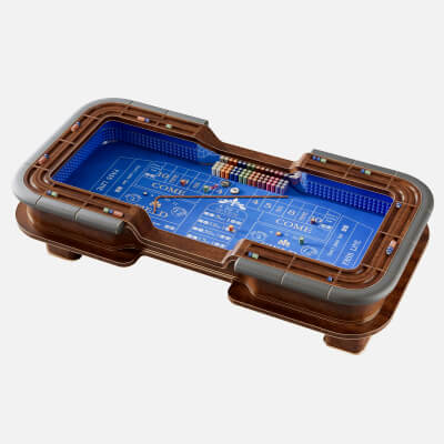 Casino Craps Table - Game Ready for Unreal Engine 5