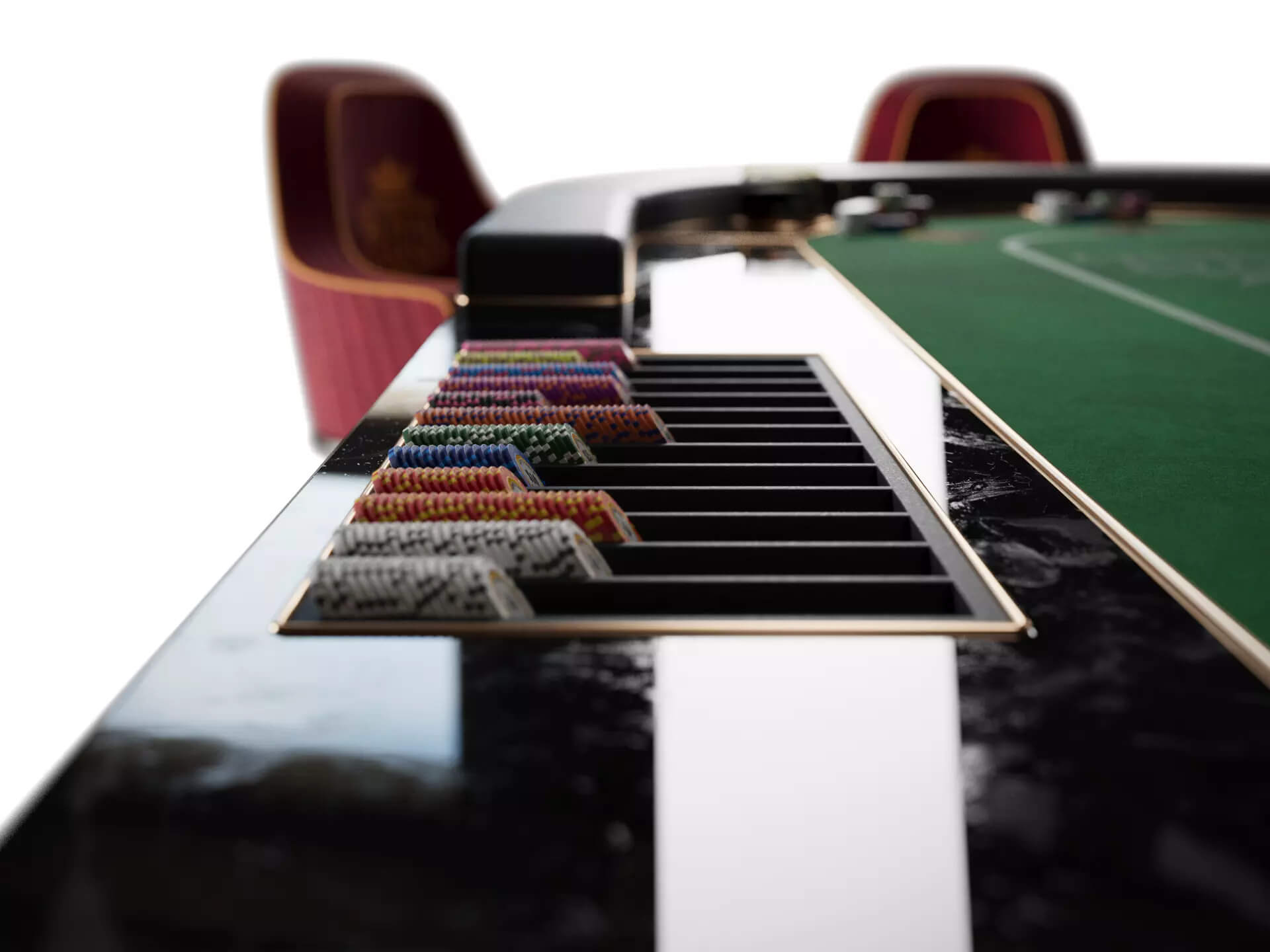Casino Poker Table - Game Ready for Unreal Engine 5 3D Model