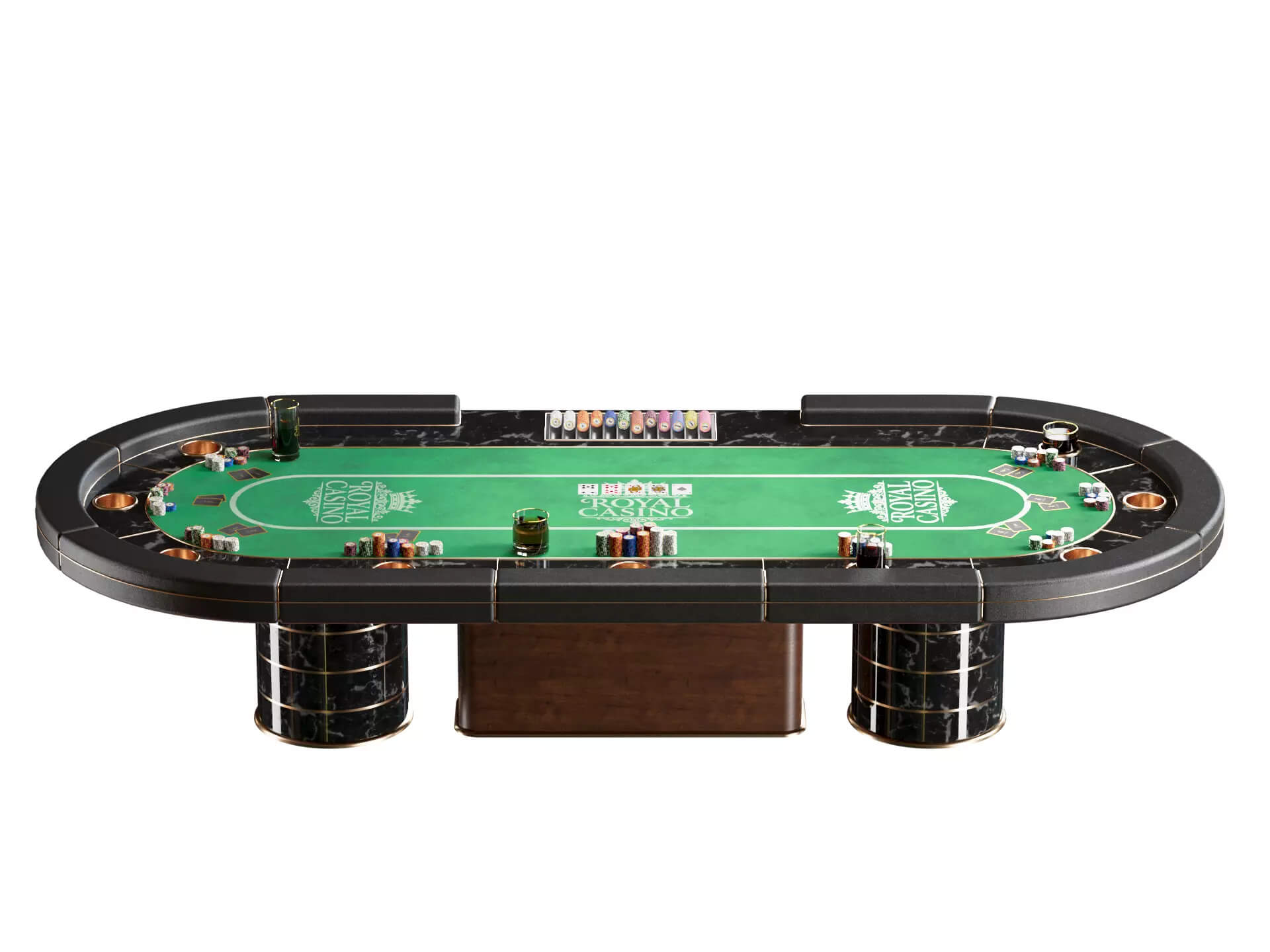 Casino Poker Table - Game Ready for Unreal Engine 5 3D Model