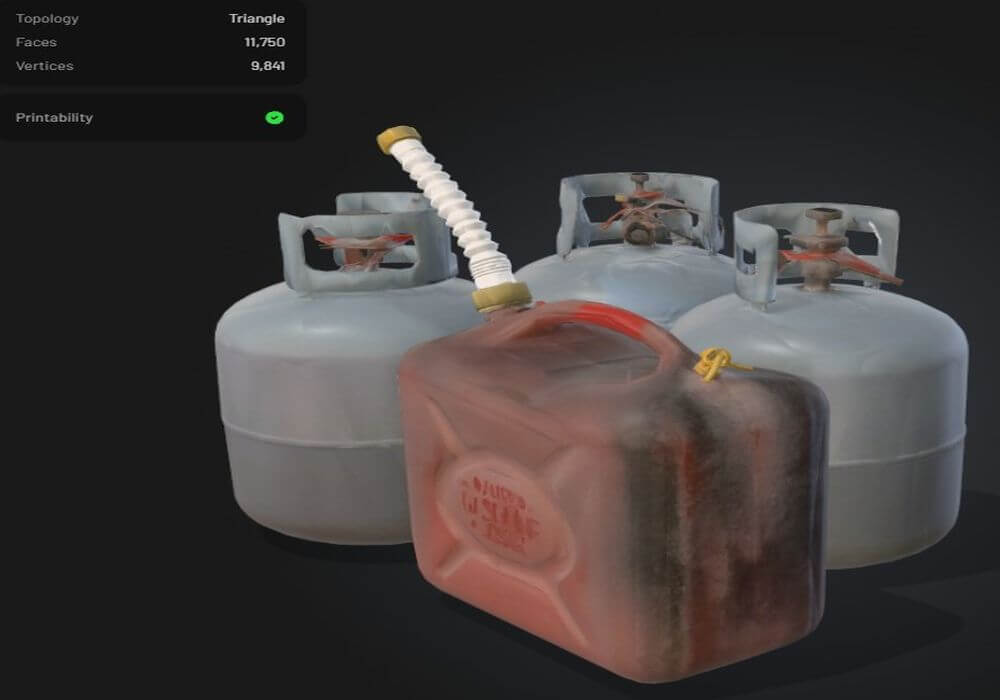 10 Detailed Objects Bundle 3D Model