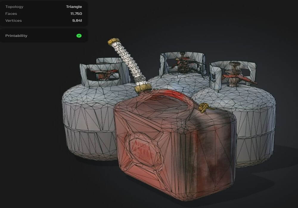 10 Detailed Objects Bundle 3D Model