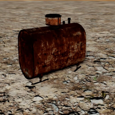 Rusty Gas Tank