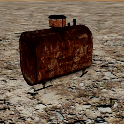 Rusty Gas Tank