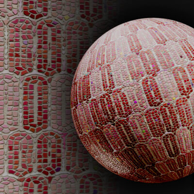 Mosaic Texture (High-Quality, Professional Use)