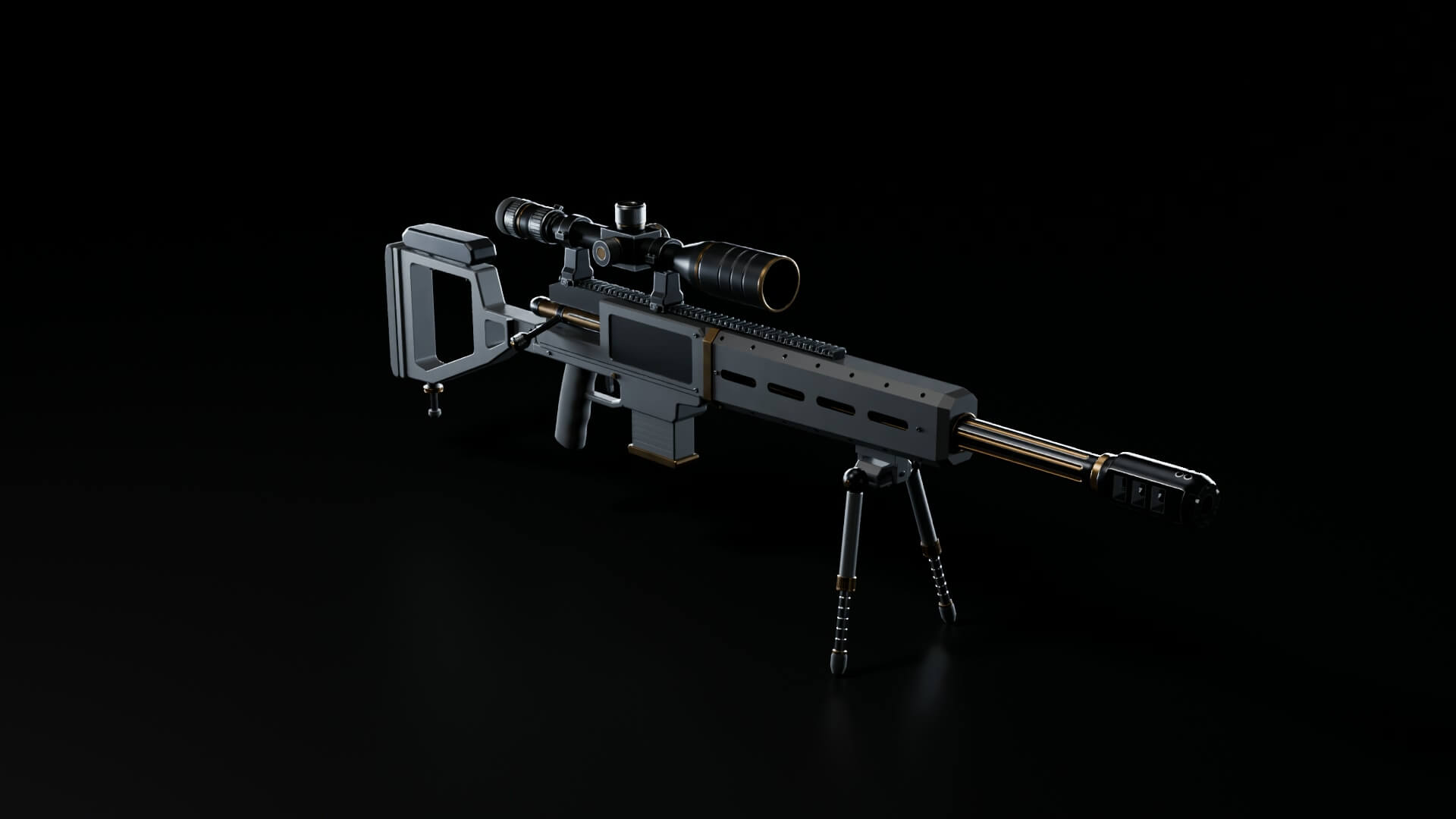 ARSENAL ELITE 7 - Animated Weapon Pack 3D Model