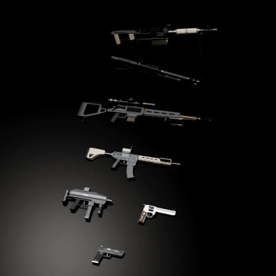 ARSENAL ELITE 7 - Animated Weapon Pack