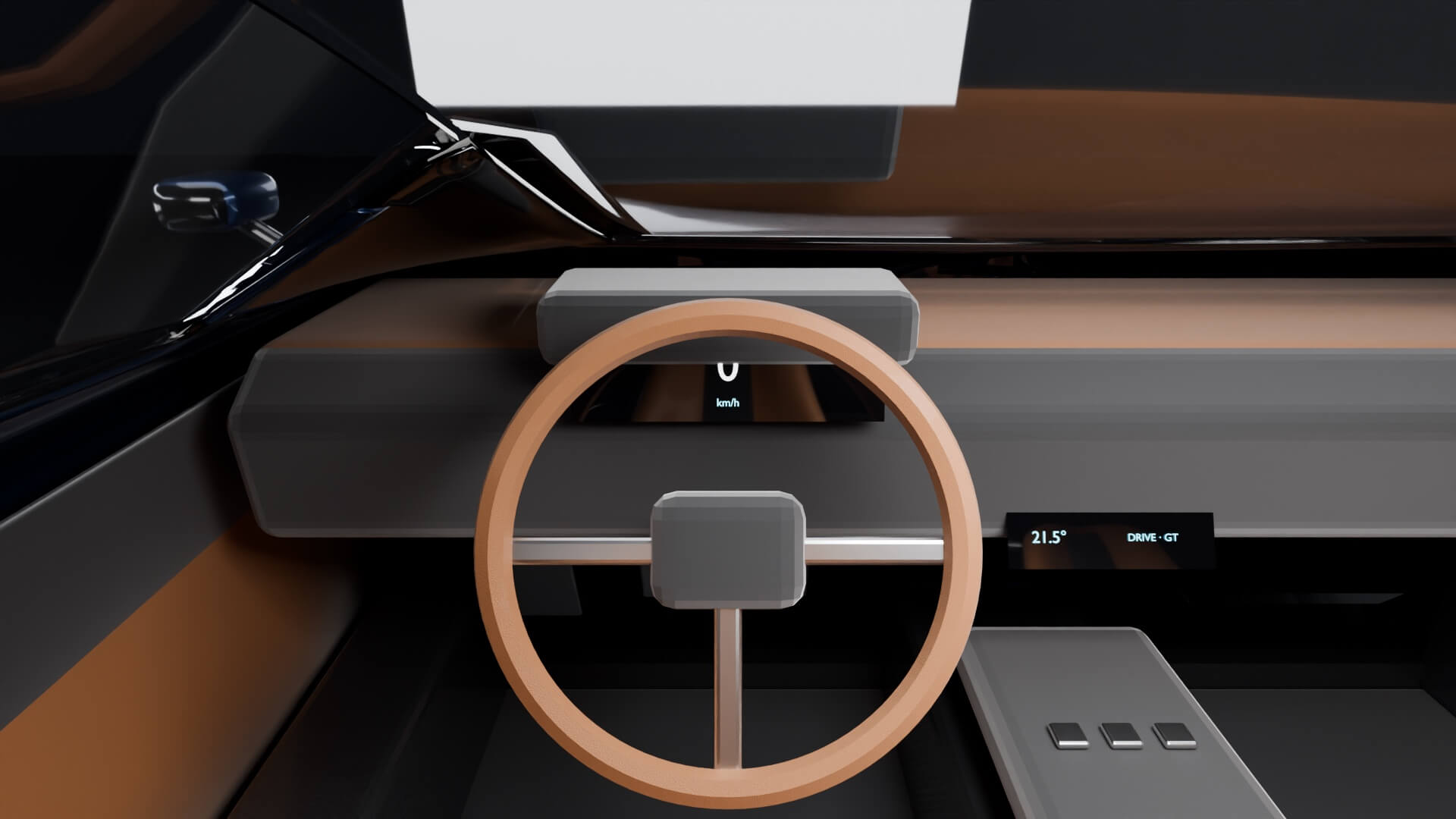 Guanelfi GT-EV Concept - Animated Electric Sports Car 3D Model