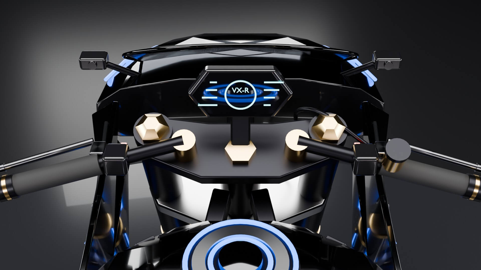 Guanelfi VX-R Hyperbike - Animated Electric Motorcycle 3D Model