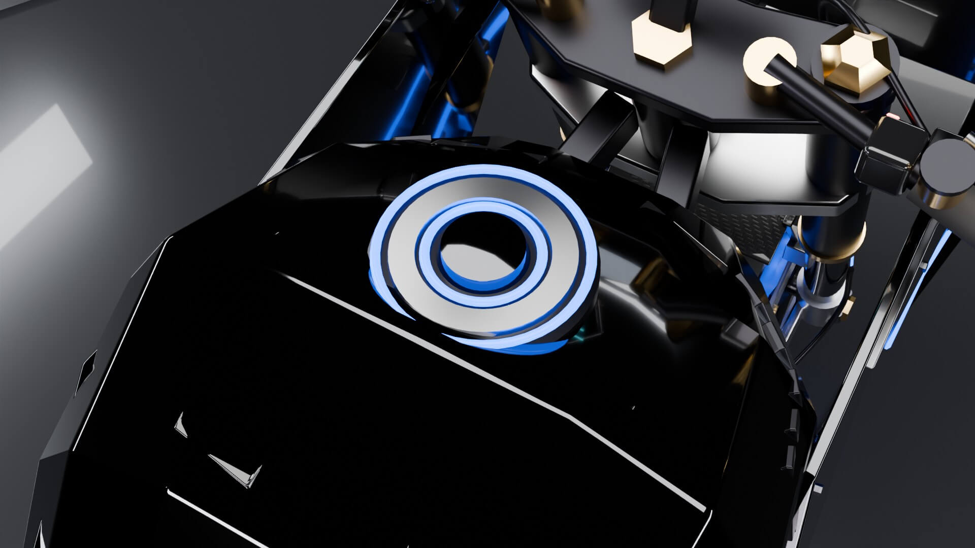 Guanelfi VX-R Hyperbike - Animated Electric Motorcycle 3D Model