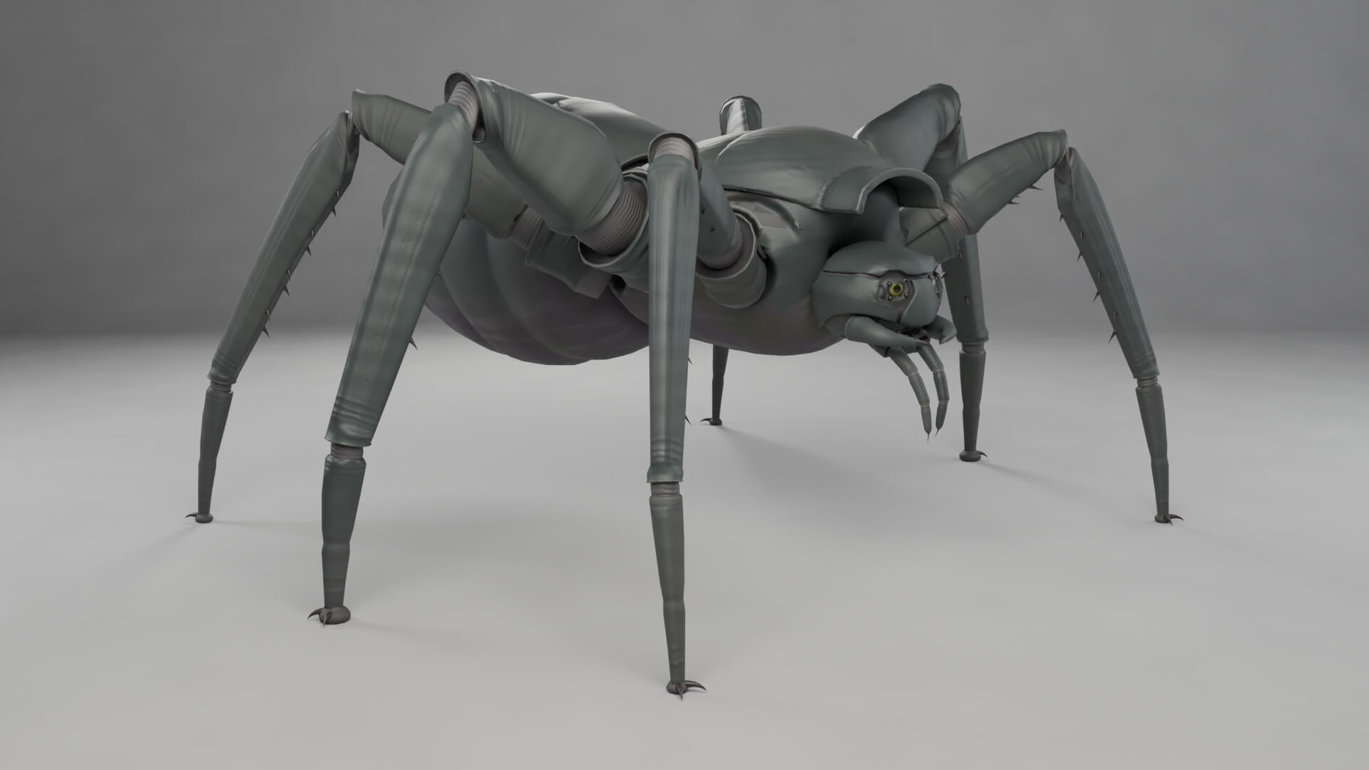 Reactor Widow - 28 Animations - 3 LODs - Rigged Creature 3D Model