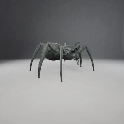 Reactor Widow - 28 Animations - 3 LODs - Rigged Creature