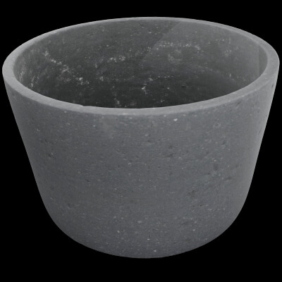 Black Empty Planter