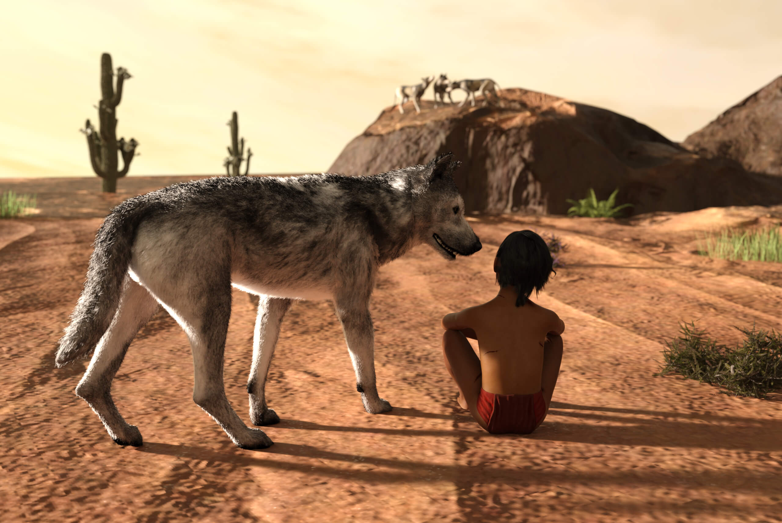 Jungle Book Contest Entry 3D Render, Digital Artwork by UdoK