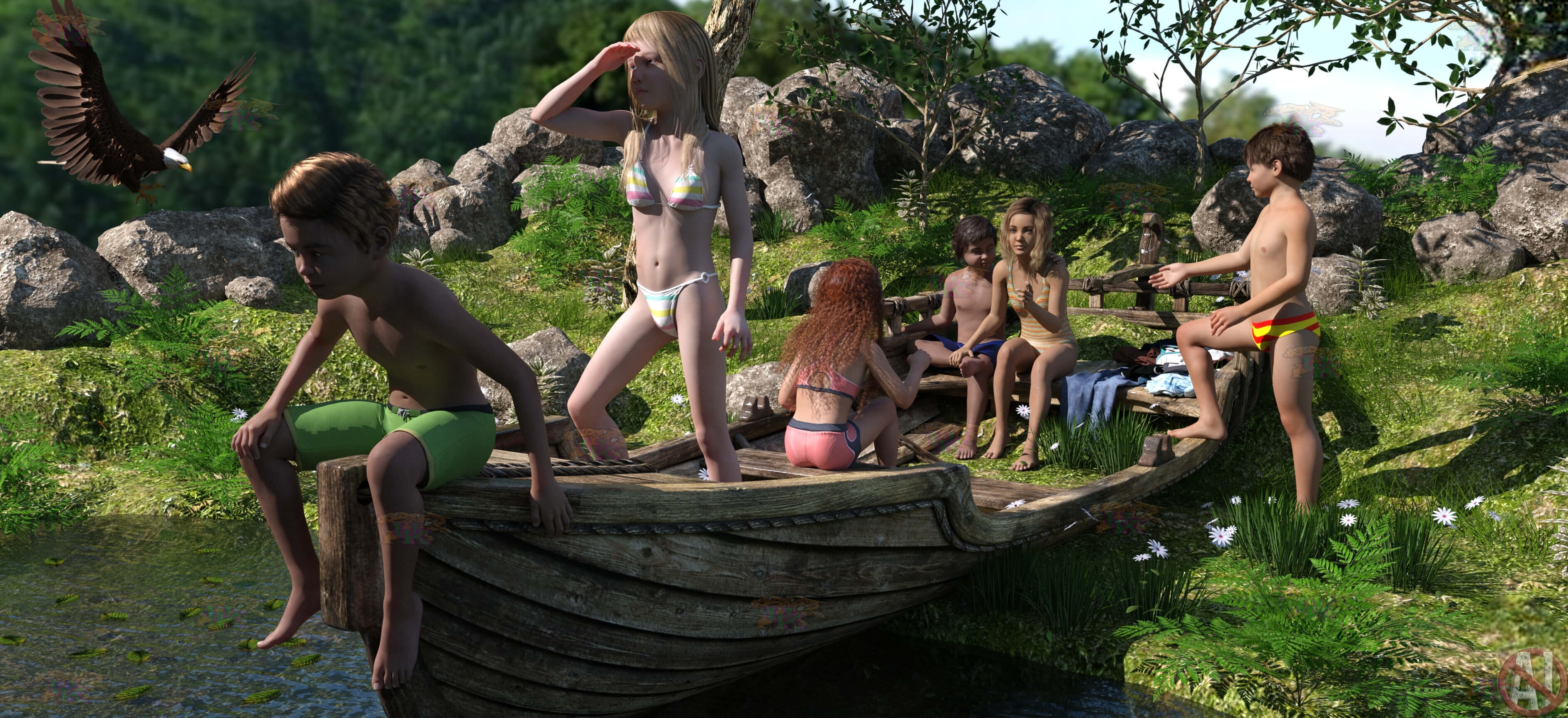 The Summer is gone... 3D Render, Digital Artwork by UdoK