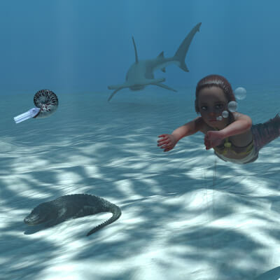 Mermaid 3D Wallpaper