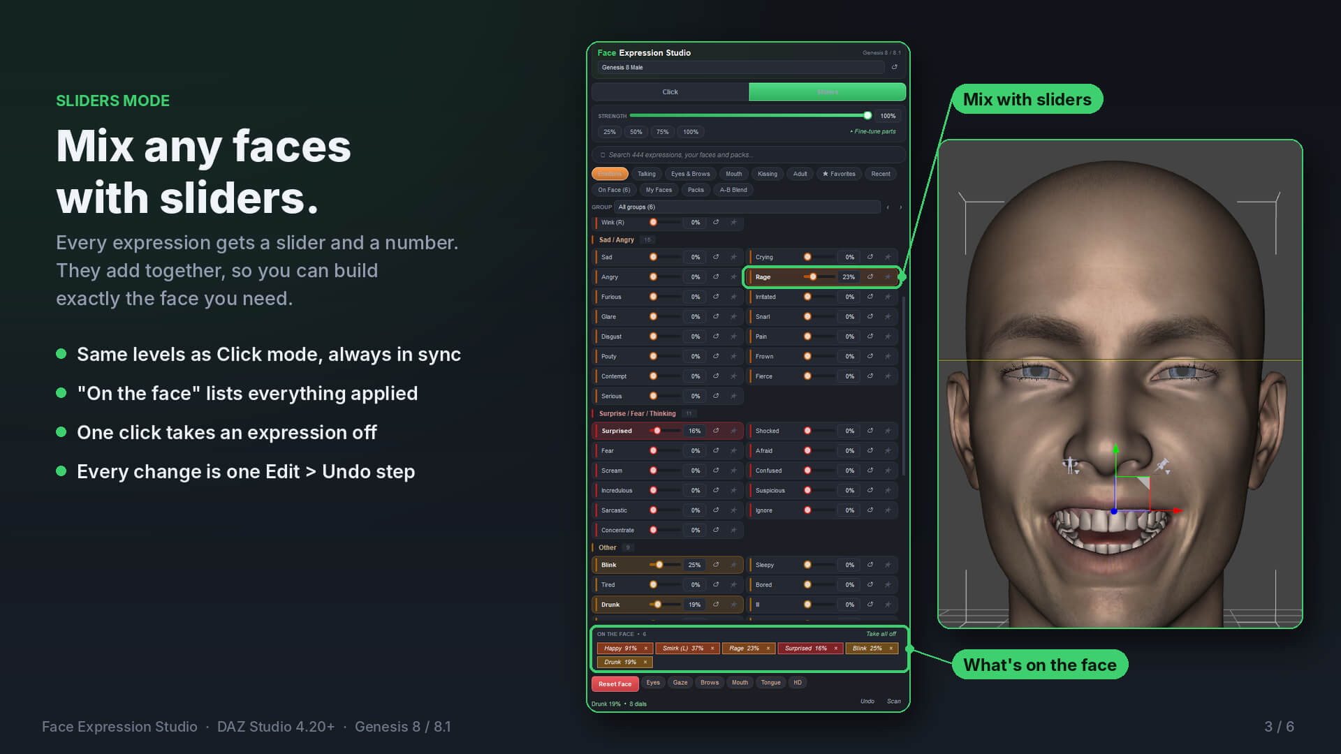 Face Expression Studio 3D Software or Plug-In