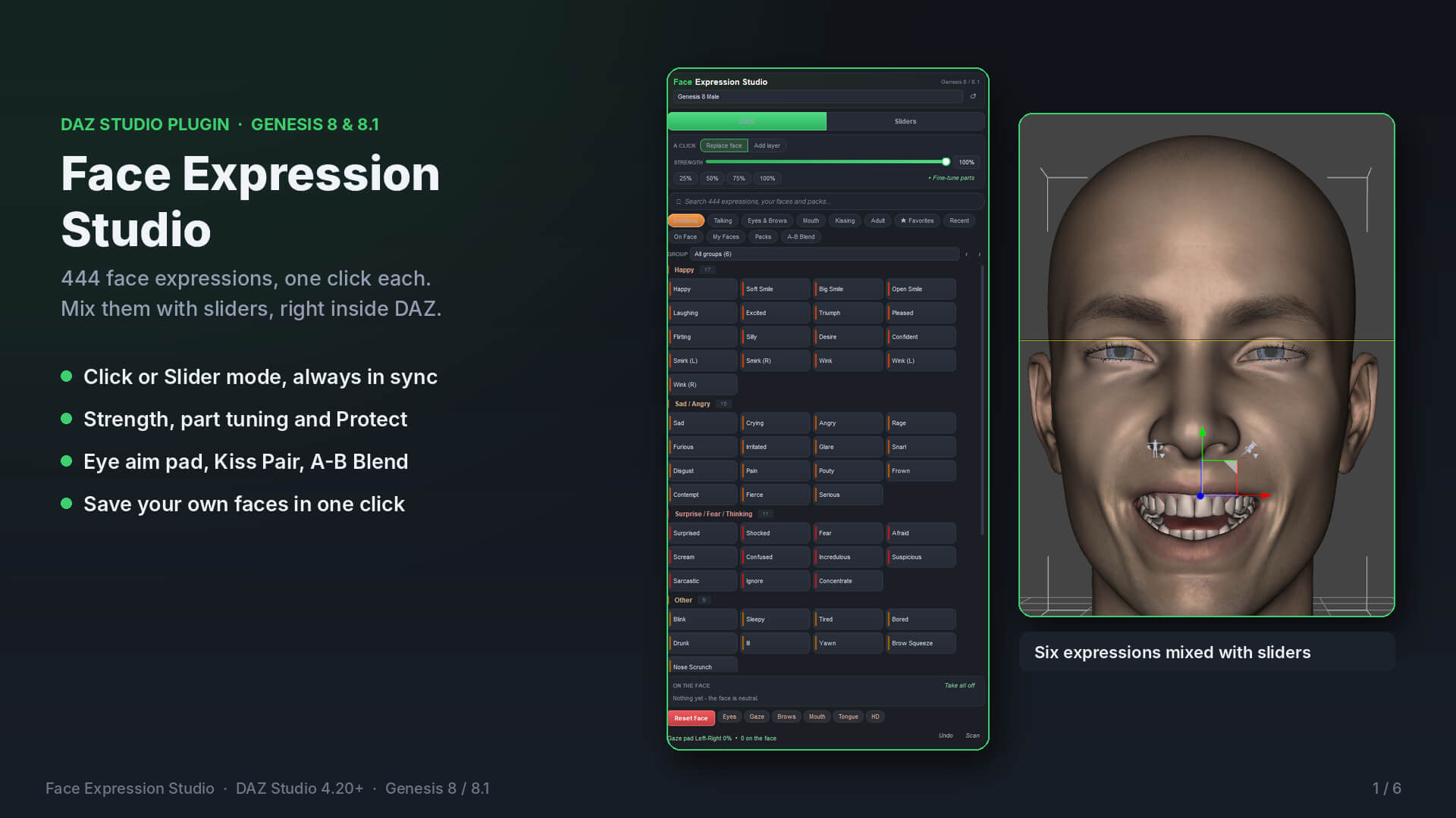 Face Expression Studio 3D Software or Plug-In