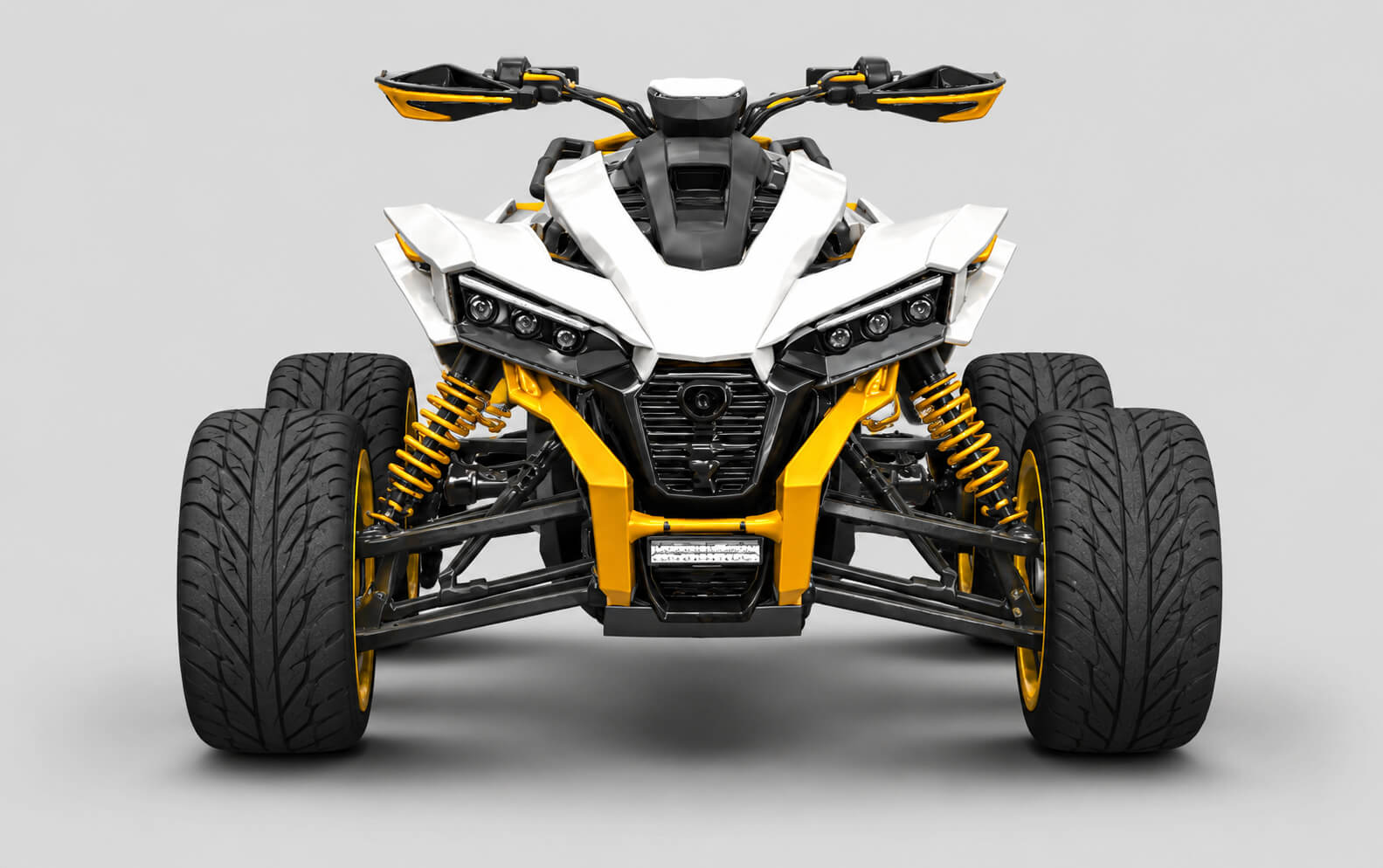 Futuristic High-Performance ATV Quad Bike 3D Model