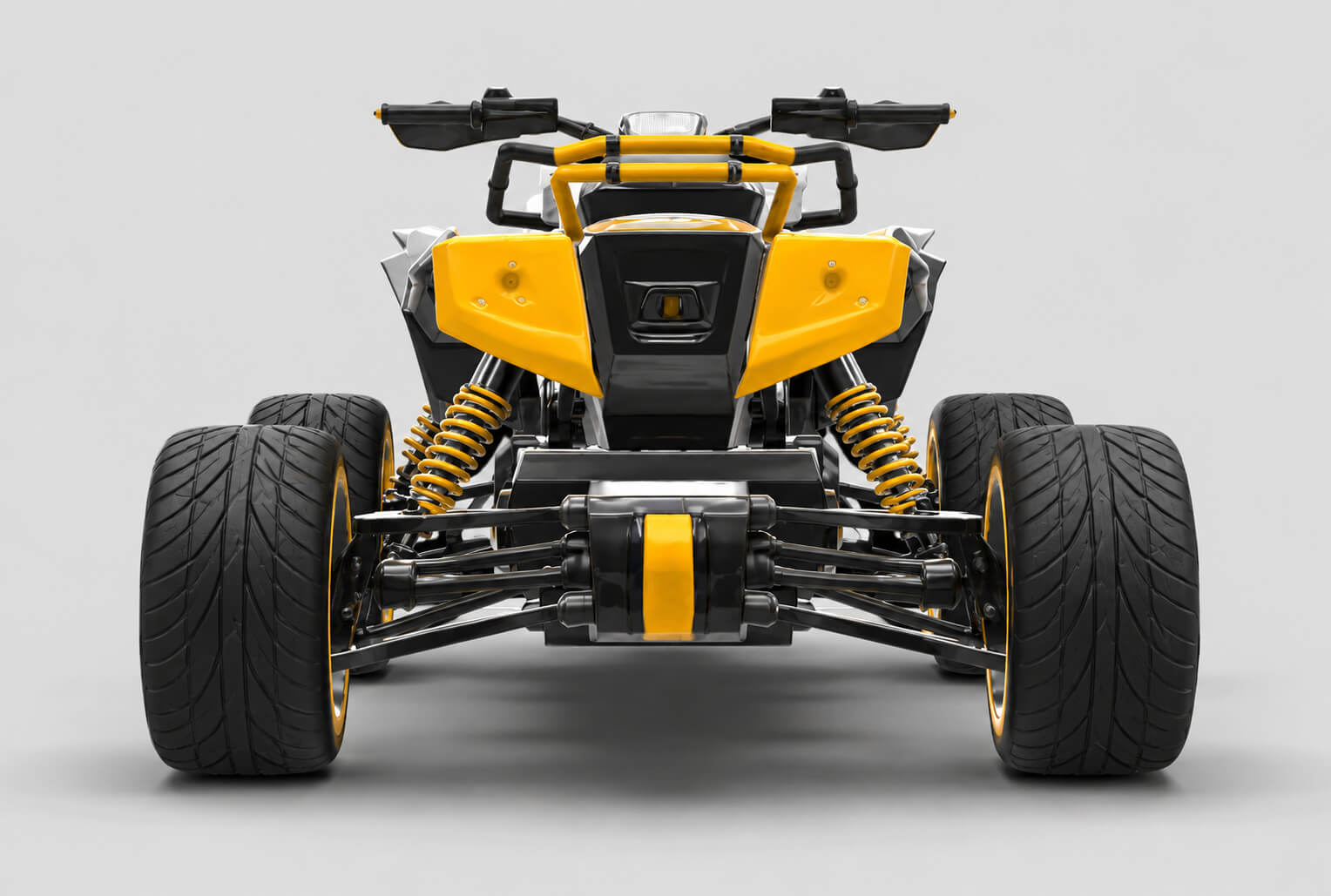 Futuristic High-Performance ATV Quad Bike 3D Model
